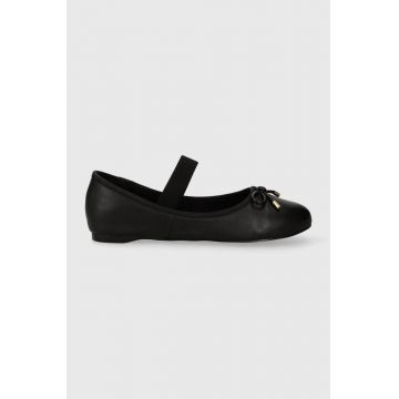 Aldo balerini de piele YUJI culoarea negru, 13691093.YUJI