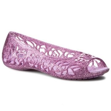 Balerini Crocs Kids' Isabella Glitter Flat GS Mov - Wild Orchid