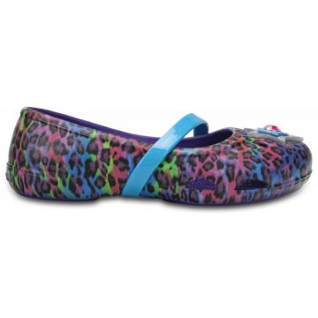 Balerini Crocs Kids' Lina Graphic Flat Mov - Ultraviolet