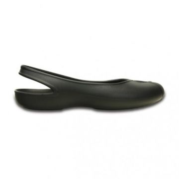 Balerini Crocs Olivia II Flat Negru - Black