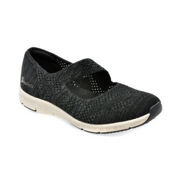 Balerini SKECHERS negri, BE-COOL, din material textil