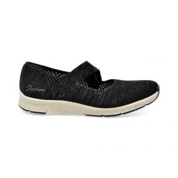 Balerini SKECHERS negri, BE-COOL, din material textil