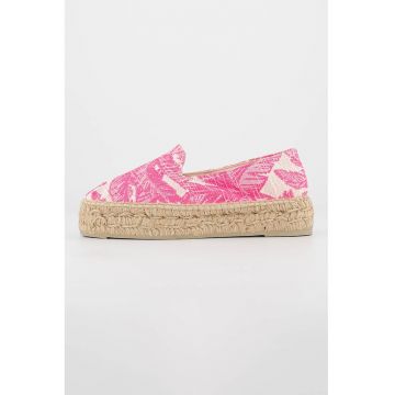 Espadrile flatform cu model