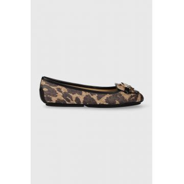 MICHAEL Michael Kors balerini Lillie culoarea maro, 40F3LIFR1B
