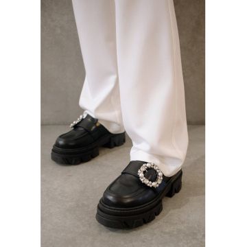 Pantofi loafer de piele cu aspect masiv Trailblazer