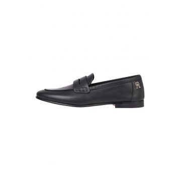 Pantofi loafer de piele cu logo