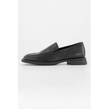 Pantofi loafer din piele cu model uni