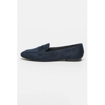 Pantofi loafer din piele intoarsa sintetica