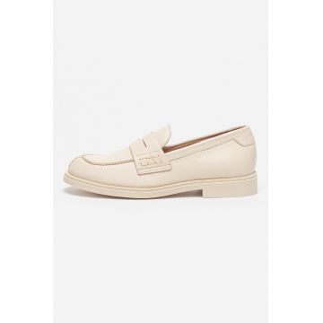 Pantofi loafer penny din piele cu detaliu logo