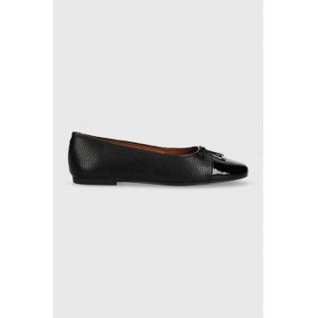 Vagabond Shoemakers balerini de piele JOLIN culoarea negru, 5508.125.20