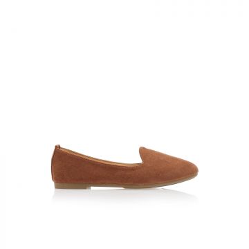 Balerini Camel piele întoarsă