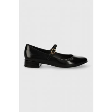 Kurt Geiger London balerini de piele Regent Low Mary Jane culoarea negru, 1292600109