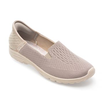 Pantofi sport Balerini SKECHERS gri, REGGAE FEST 2.0, din material textil