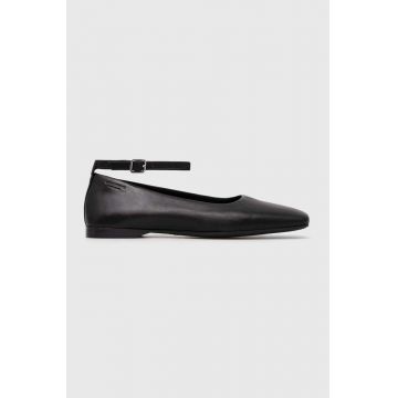 Vagabond Shoemakers balerini de piele DELIA culoarea negru