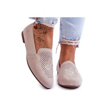 Mocasini dama - Bej