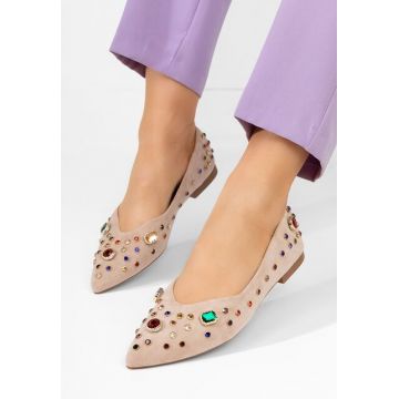 Balerini eleganti Fredricka kaki