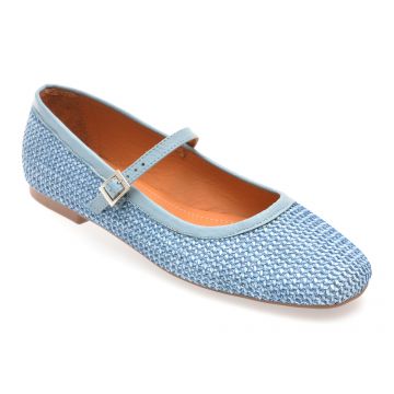 Balerini GRYXX albastri, 902, din material textil