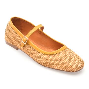 Balerini GRYXX galbeni, 902, din material textil Balerini GRYXX galbeni, 902, din material textil