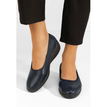 Pantofi cu platforma Aleshia albastri