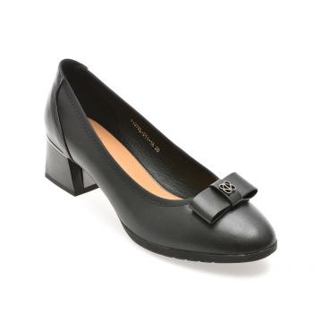 Pantofi FLAVIA PASSINI negri, 1378D11, din piele naturala