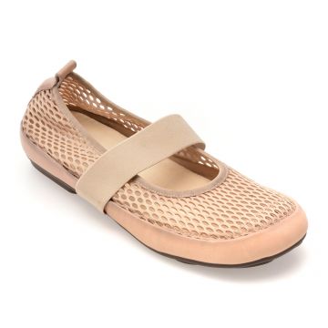 Balerini GRYXX bej, 1966, din material textil