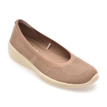 Balerini SKECHERS maro, ARYA, din material textil