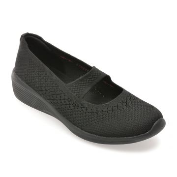 Balerini SKECHERS negri, ARYA, din material textil