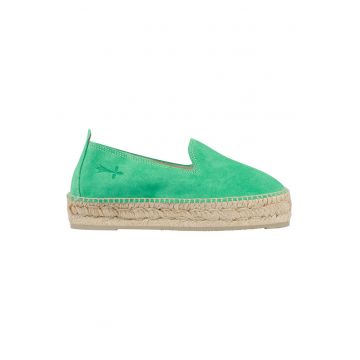 Espadrile de piele intoarsa