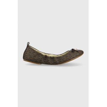 MICHAEL Michael Kors balerini Juliette Flat culoarea maro,