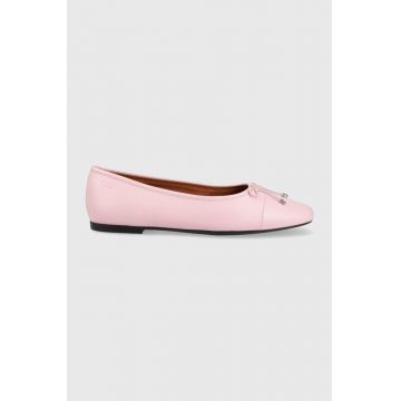 Vagabond Shoemakers balerini de piele JOLIN culoarea roz, 5508.101.45